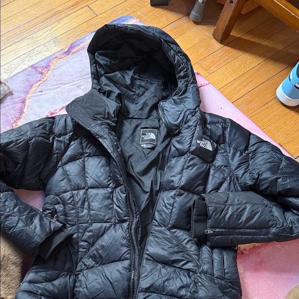 The North Face Charcoal Quilted Jacket